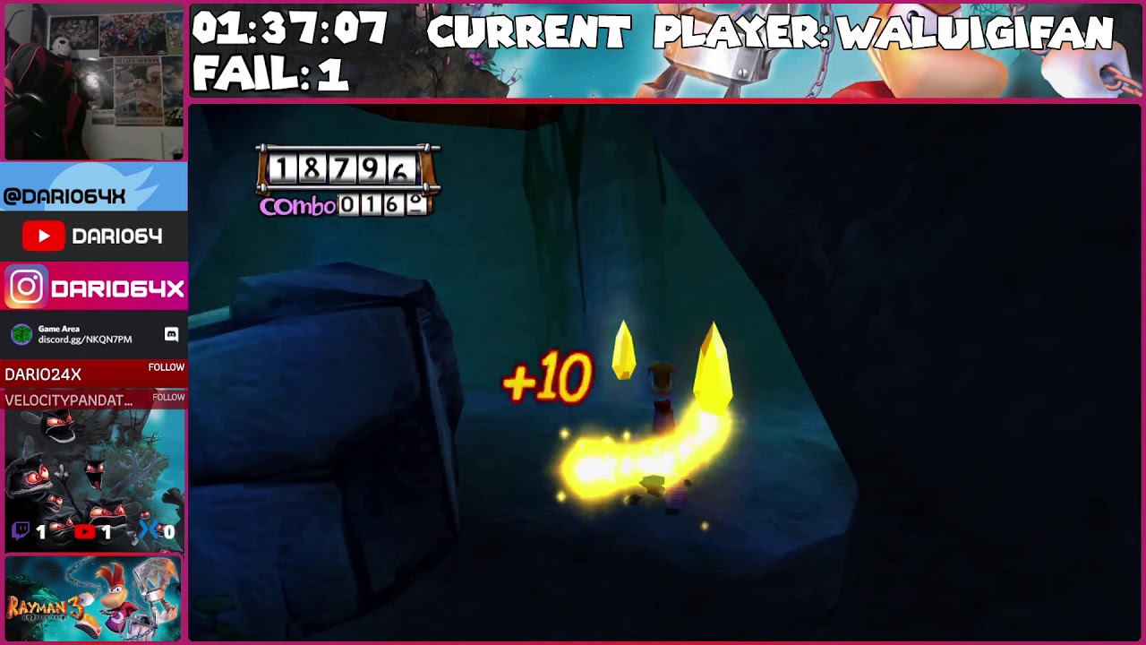 Rayman Falling Rayman's Moaning and Falling - YouTube