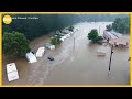 Torrential rain triggers flash floods, rescues in South