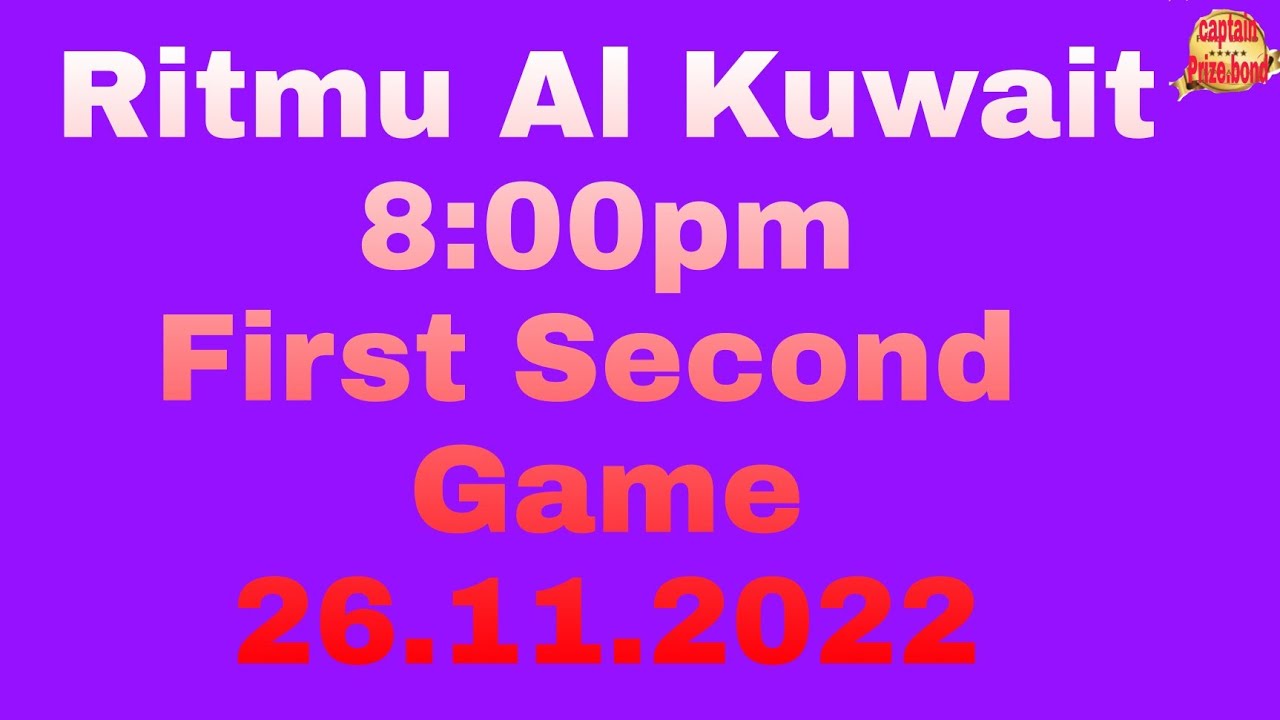 800pm Ritmu Al Kuwait First Second Short Game 26.11.2022 8pm 
