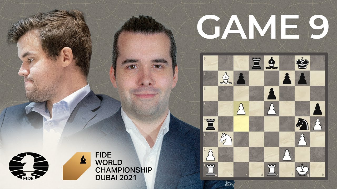 Magnus Carlsen VS Ian Nepomniachtchi 🌎 World Championship 2021 , #chess ♟  