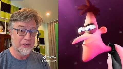 Dan Povenmire reacting to my 3D Doof