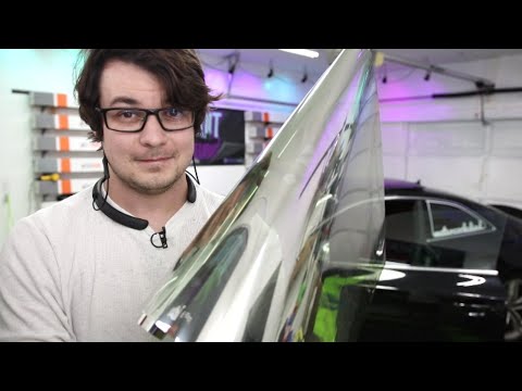 Gold Window Tint Car