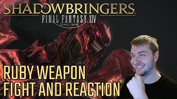 FF7 fanboy fights Ruby Weapon for the first time and becomes sad - FFXIV (Fight and story reaction)