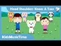 Head shoulders knees and toes  speeding up  kidsmusictime