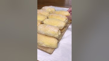 Milky Cheese Rolls 🧀🍞#bread #recipe #baking