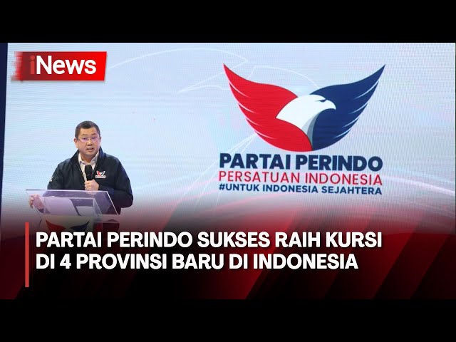 Partai Perindo Sukses Raih Kursi di 4 Provinsi Baru di Indonesia - iNews Sore 21/03 class=
