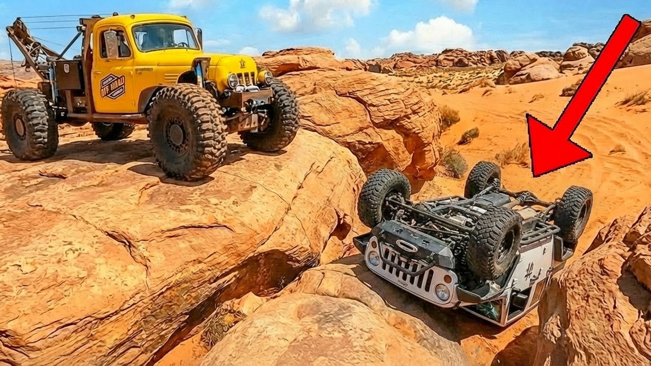 Он перевернул свой джип… Тормоза не работают!