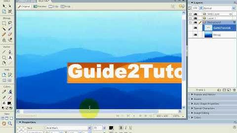 Guide2Tutorials - How to make picture text in fireworks