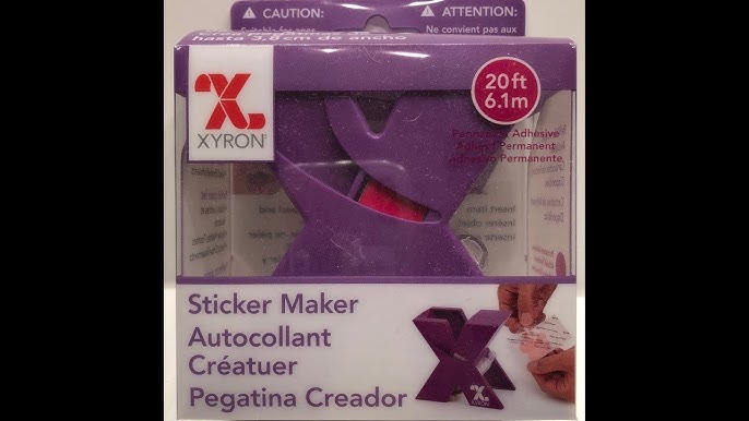 Xyron CreateASticker 5 Sticker Maker and Refill 