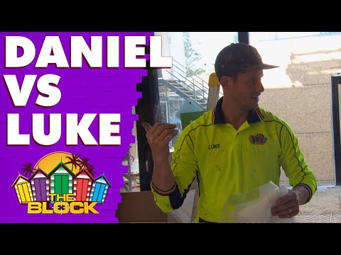 Daniel fires up when Luke enters his house | The Block 2020