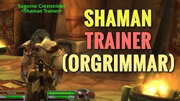 Orgrimmar Shaman Trainer (WoW Classic)