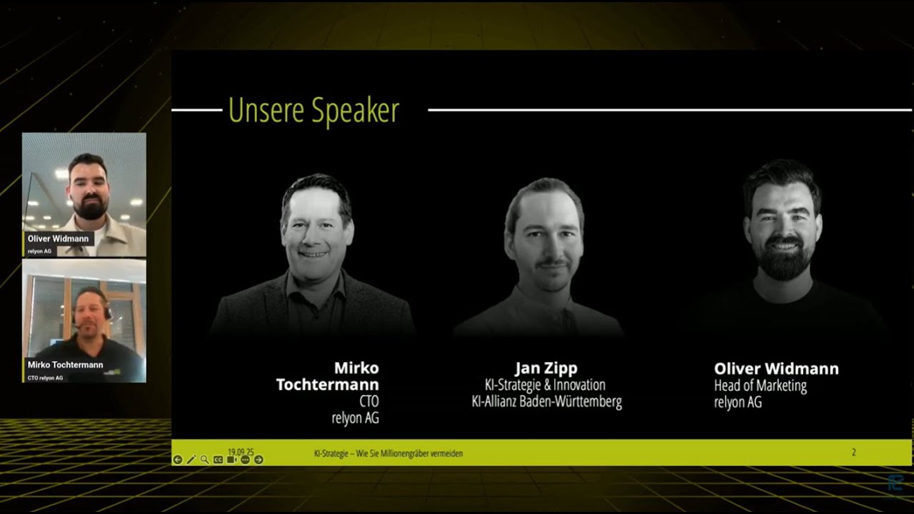 Webinar: "KI STRATEGIEN für CEOs, die Millionengräber vermeiden" (deutsch)