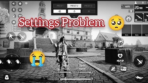 CUSTOM HUD SETTING PROBLEM IN FREE FIRE ! SOLVE CUSTOM HUD SETTING #freefire #freefiresettingproblem