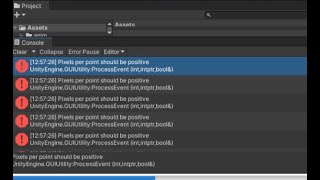 Unity 2022 ERROR  "Pixels per point shold be positive" FIX