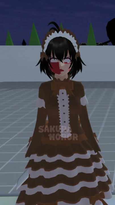 Gilang Diteror Serbian Dancing Lady 🤣 || Sakura School Simulator || Sakura Horor #Shorts