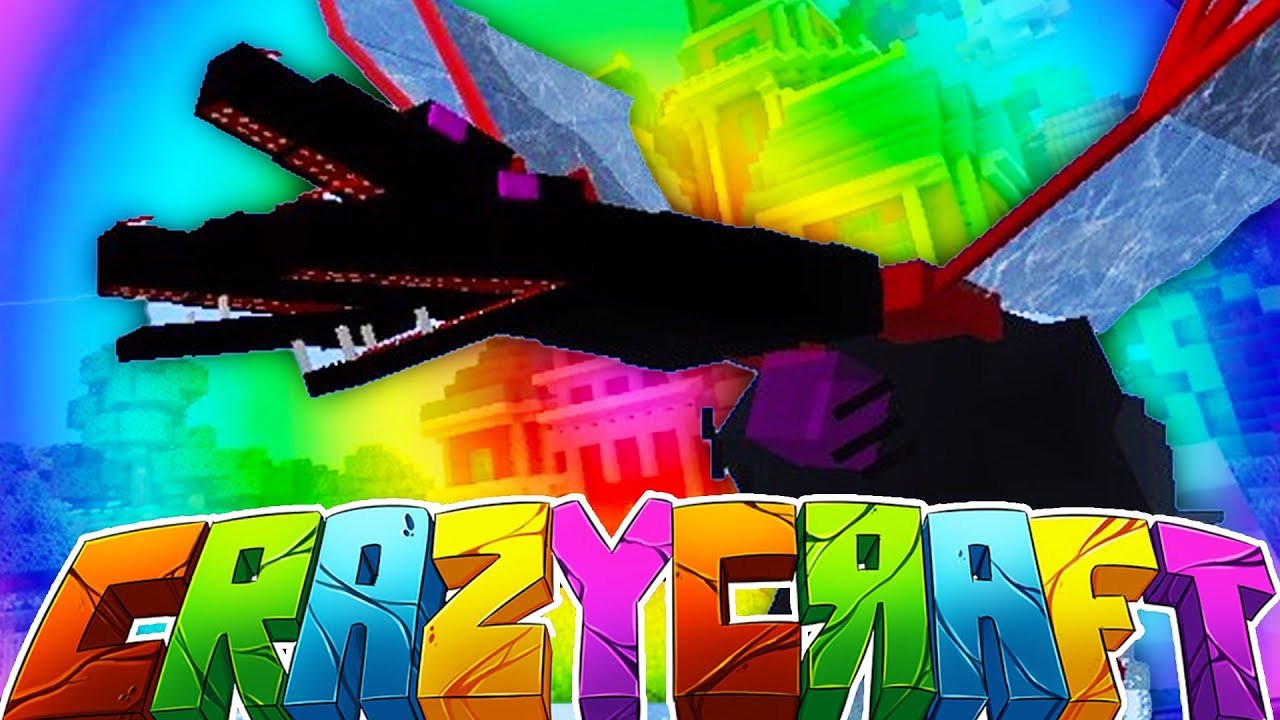 DEFEATING THE QUEEN DRAGON – MINECRAFT'S OLDEST MOD PACK CRAZY CRAFT SURVIVAL #15 | JeromeASF