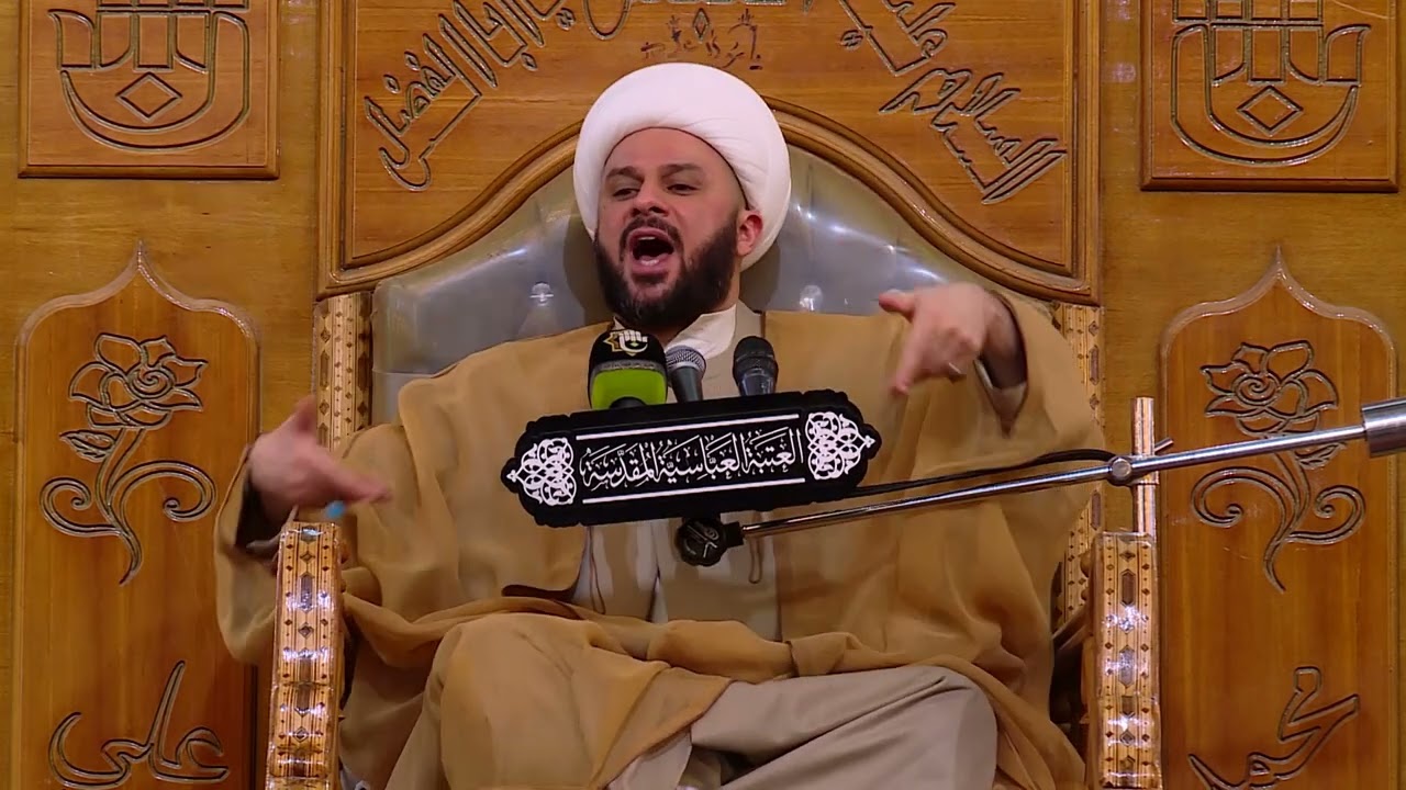 محاضرة دينية:للشيخ زمان الحسناوي برنامج زواج النورين ذكرى تأسيس فرقه العباس القتالية بتاريخ 1/7/2022