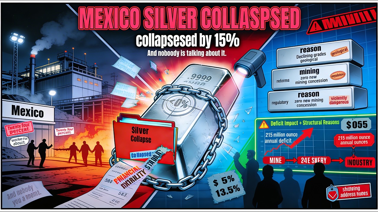 Mexico's Silver Output Just COLLAPSED 15% - Why Is Nobody Talking About This?
