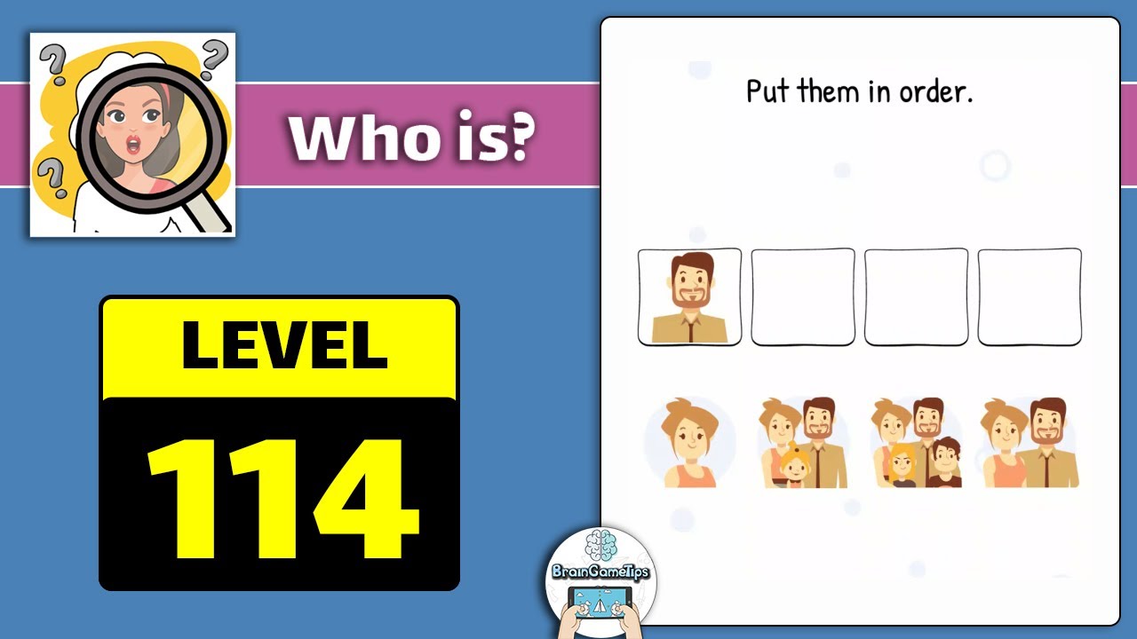 Who Is Level 114 them in order - Puzzle