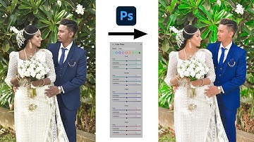Photoshop tutorial l How to edit Wedding  photo in Photoshop CC 2021
