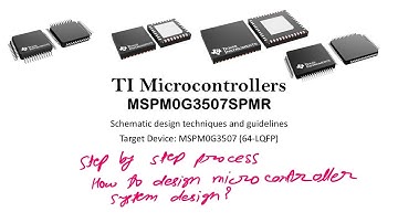 034: Microcontroller sys sch design step by step MSPM0G3507 Part 02