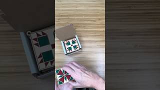 Quilt block ornament boxing video
