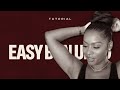 Easy Bun Updo | MahoganyCurls