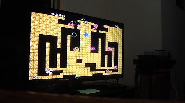 game play bobble bubble nes nintendo  level 99