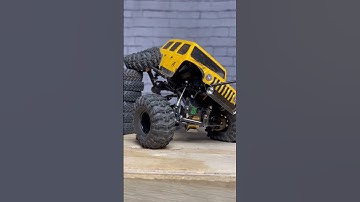 The swamp king tires look epic on the scx24 jeep JLU! 🔥🔥 #shorts #shortsvideo #rc