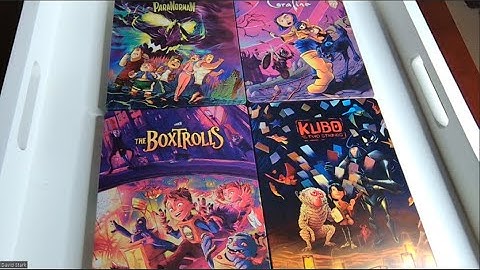 Laika 4K UHD Limited Edition Steelbook Paranorman, Coraline, The Boxtrolls, Kubo and the Two Strings