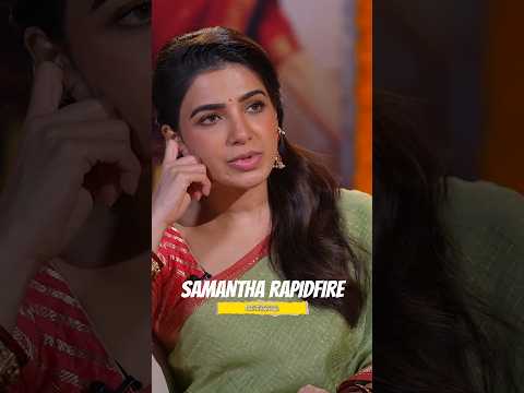 Rapidfire With Samantha🥀 | Maa Inti Bangaaram