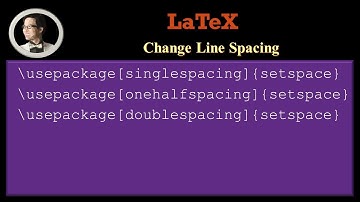 LaTeX -  Line Spacing