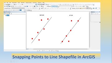 How to snap point features to a line feature in ArcGIS