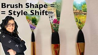 Expert Advice 📌 How a NEW BRUSH Can Change Your STYLE ✦ Watercolour Tutorial #Lightwish Brush review