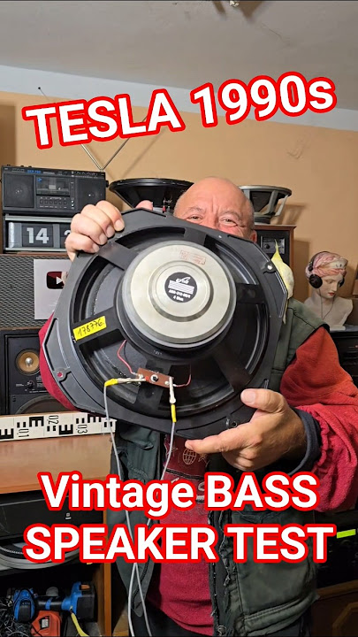 90s Legendary TESLA Bass Speaker: Sound Test