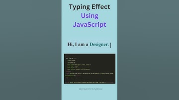 Typewriter Typing Effect using JavaScript #coding #javaprogramming