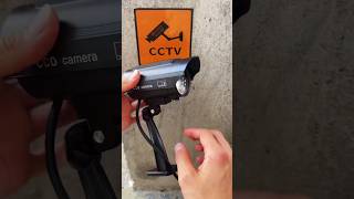 Dummy cctv camera with light #besthomegadgets #coolgadgets #shorts
