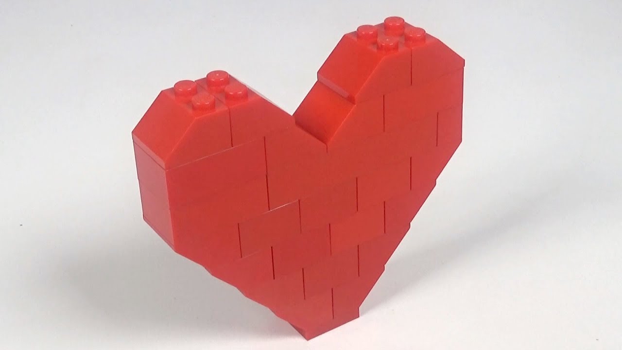 Lego Heart (001) Building Instructions - LEGO Classic How To Build - DIY 