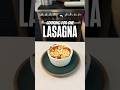 Single serving lasagna for one! #lasagna #recipes #cooking