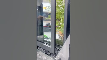 Sliding window with tilt function, screen, and excellent sealing. #home #kitchen #windows