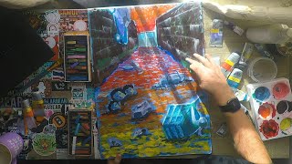 🎨 Intermission Reimagined in Monet’s Impressionist Style, Timelapse Art screenshot 5