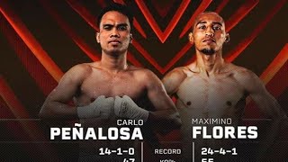 Carlo Penalosa Vs Maximo Flores For The Ibo-World Championship Bouts