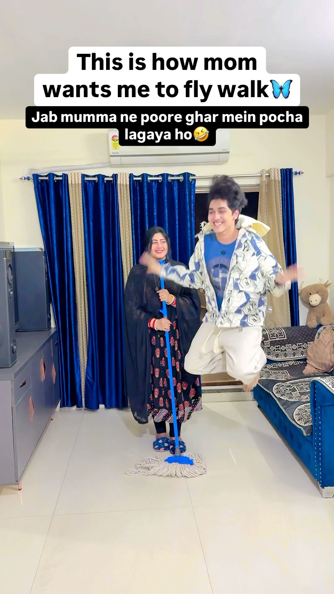 Mumma Ki Khushi to Dekho?? #zidaanshahidaly #comedy #shorts