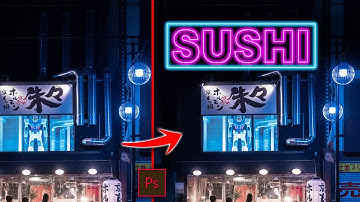 How To Create A Neon Sign In Photoshop (3 Min) | Neon Light Text Effect