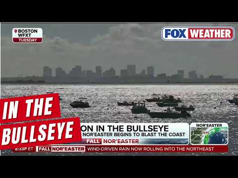 Boston In The Bullseye Of Powerful Nor'easter Storm