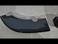 BMW 3 серія E46 1998-2006 рр. Накладка на передній бампер Flap DPT (чорний глянець)
