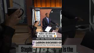 Stephen A. on where LeBron James falls in the GOAT debate 🐐