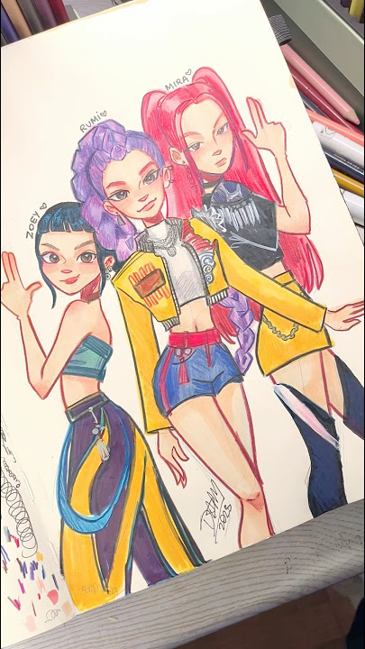 #kpopdemonhunters #dammditto #sketchbook #fanart