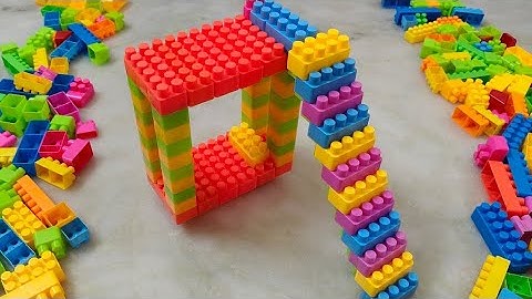 Satisfying DIY Bunk bed ASMR/ Building Blocks/block game /lego building fun#asmr#buildingblocks#lego