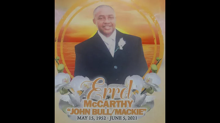 Interment Service For The Life Of Errol McCarthy
